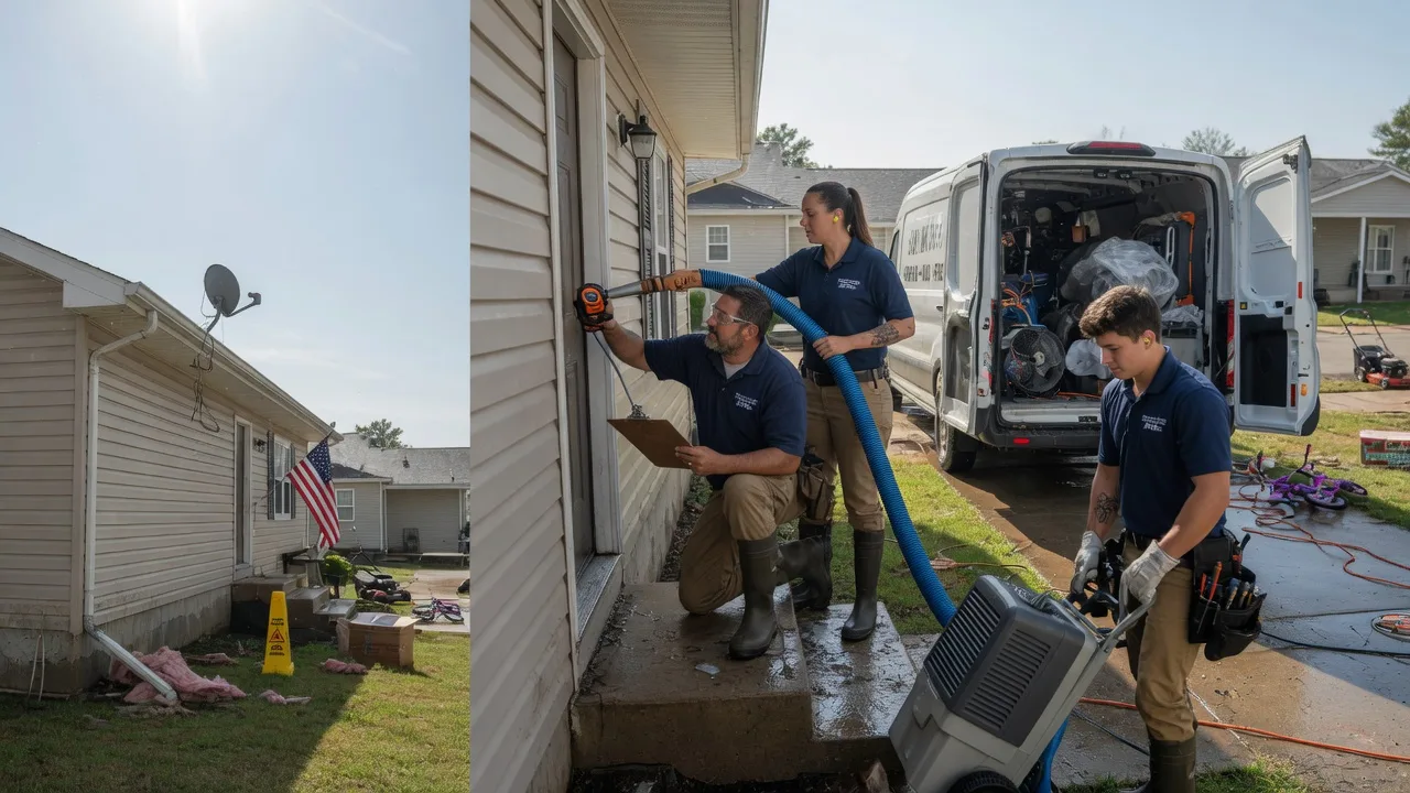 Ceiling Water Damage Restoration in Danbury, WI near me